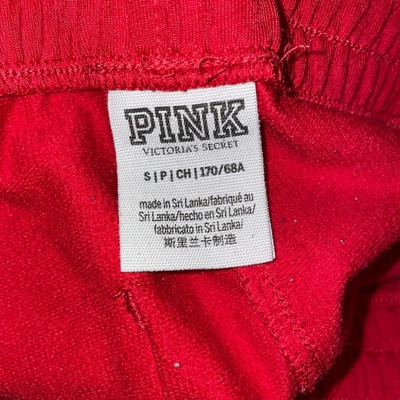 Victoria’s Secret PINK Red Jogging Shorts Small - Picture 4 of 4